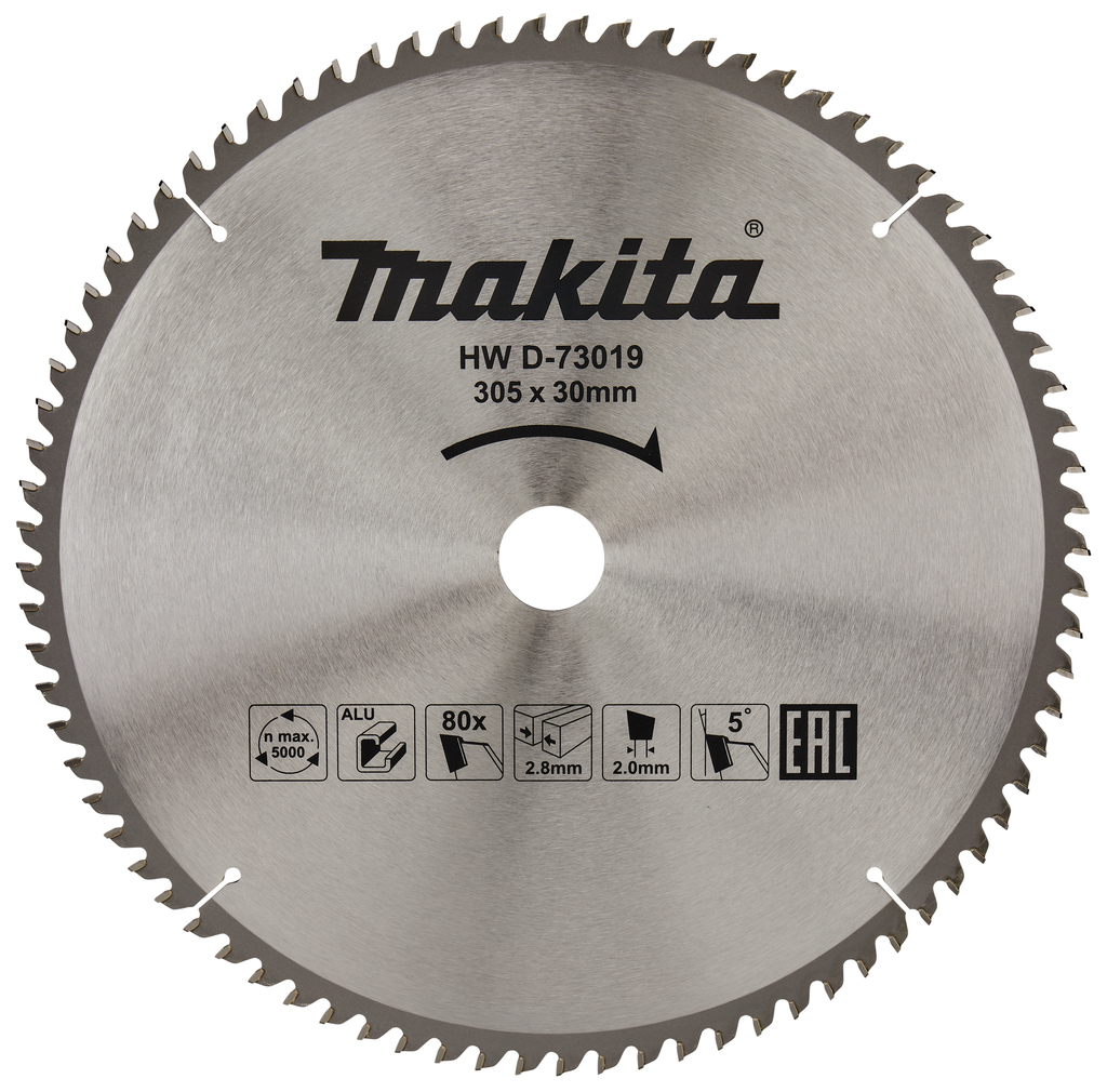 Makita D-73019 Afkortzaagblad Aluminium | Mtools